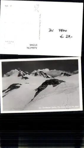 672946,Foto Ak Gaschurn Dreiländer Spitze Piz Jeremias u. Piz Mon