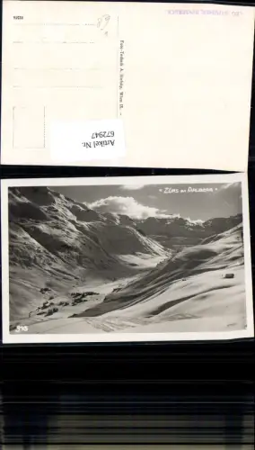 672947,Foto Ak Lech Zürs a. Arlberg Winteransicht