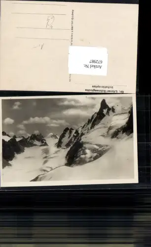 672987,Foto Ak Gaschurn Gr. Litzner-Schneeglocke Schattenspitze
