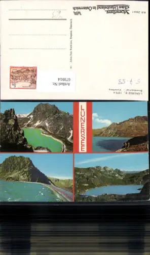 673914,Mehrbild Ak Vandans Lünersee Brandnertal