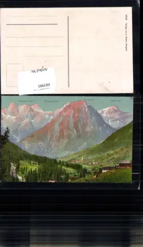 683985 Brandnertal Brand bei Bludenz Mottenkopf Scesaplana pub J. Bader 1012