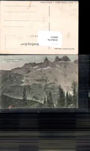 684013 Drei Türme m. Lindauer Hütte Gauertal Brand Bludenz