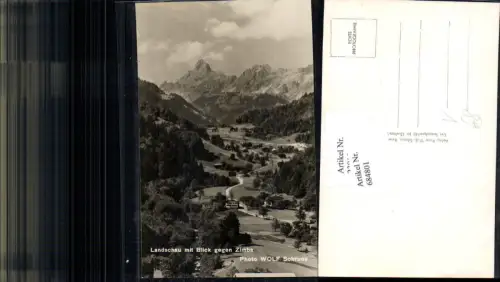 684801 Landschau m. Zimba Latschau Vandans Bludenz St. Anton Montafon