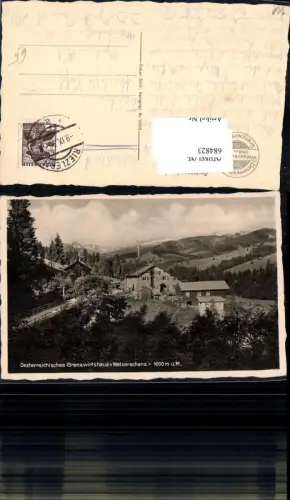 684823 Riezlern b. Tschagguns Montafon Grenzwirtshaus Walserschanz