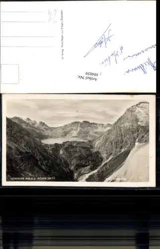 684859 Brand bei Bludenz Lünersee Böser Tritt pub Risch-Lau 4357