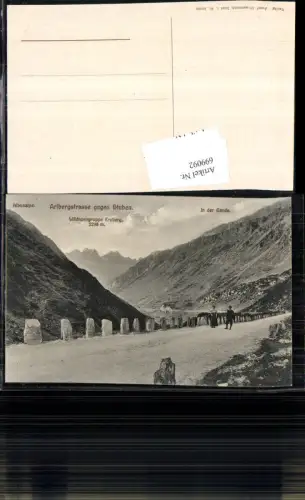 699092 tolle AK Zürs Stuben am Arlberg Arlbergstraße Erzberg Wildhorngruppe Bludenz