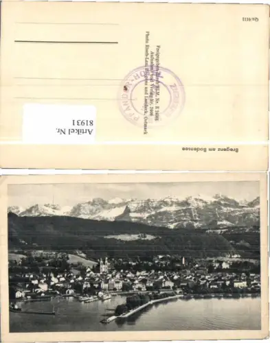 81931,Bregenz am Bodensee Partie pub Risch Lau 2466