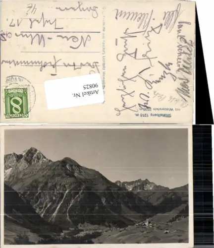 90825,Mittelberg m. Widderstein 1930