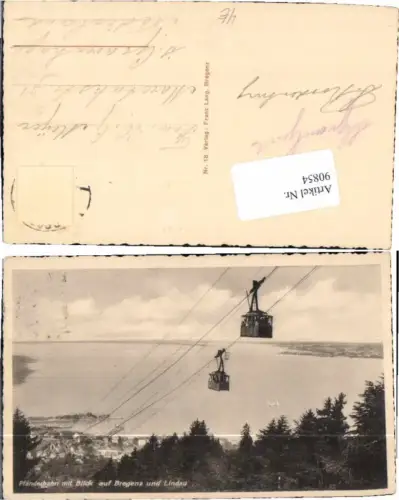 90854,Pfänderbahn Seilbahn Bregenz Bodensee Lindau pub Lang
