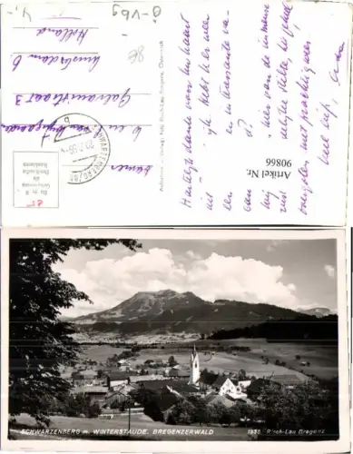 90866,Schwarzenberg m. Winterstaude pub Risch Lau 1830