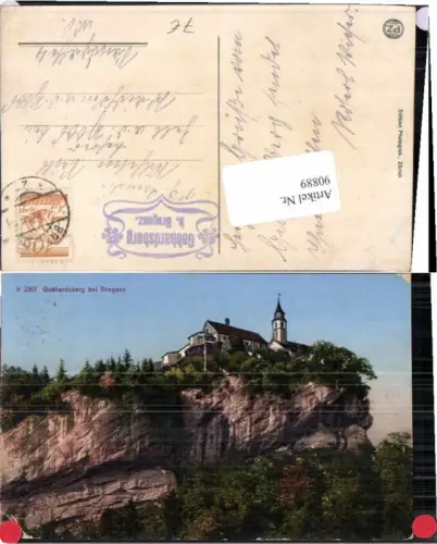 90889,Gebhardsberg b. Bregenz am Bodensee 1925
