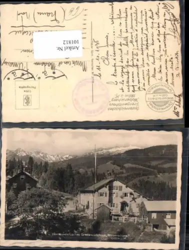 101812,Grenze Grenzgasthaus Walserschanz Riezlern