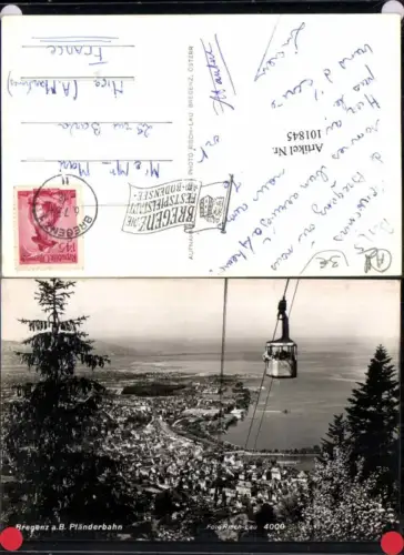 101845,Bregenz am Bodensee Seilbahn Pfänderbahn Risch Lau 4000