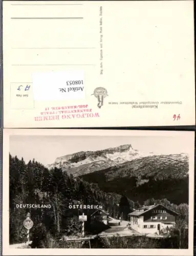 108053,Grenze Österreich Deutschland b. Schruns Walserschanz
