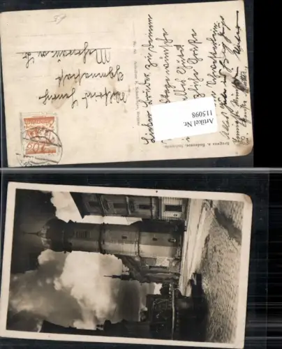 115098,Bregenz am Bodensee Seekapelle Strassenpartie 1920