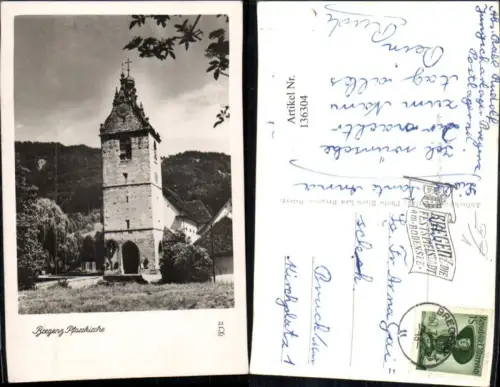 136304,Bregenz Pfarrkirche Detailansicht pub Risch Lau