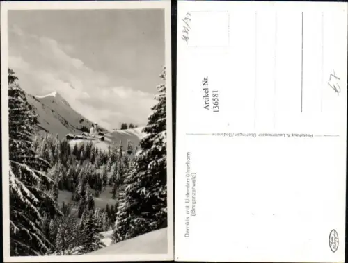 136581,Damüls mit Unterdamüserhorn Bregenzer Wald