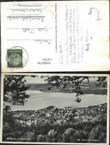 136793,Bregenz a. Bodensee Ansicht pub Risch Lau 7509
