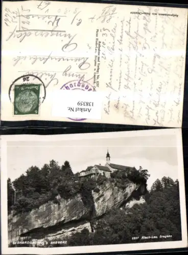 138359,Gebhardsberg b. Bregenz 1939 pub Risch Lau 8287