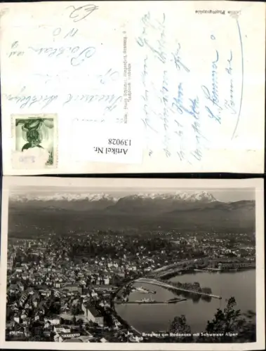 139028,Bregenz a. Bodensee m. Schweizer Alpen
