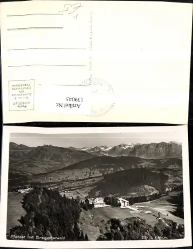 139045,Pfänder m. Bregenzerwald Ansicht pub Risch Lau 2170