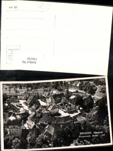 150358,Bregenz Oberstadt Fliegeraufnahme pub Foto Branz 165