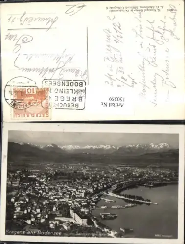 150359,Bregenz a. Bodensee m. d. Säntisgruppe Ansicht