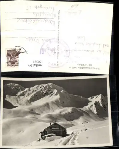 150381,Schwarzwasserhütte Grünhorn Riezlern Winteransicht 1935