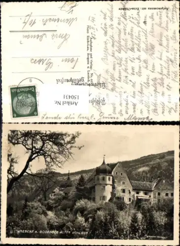 150431,Bregenz a. Bodensee Ansicht Altes Schloss 1940 pub Risch Lau 447