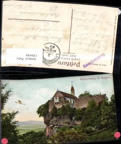 150448,Gebhardsberg b. Bregenz Ansicht 1907