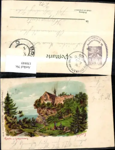 150449,Kapelle a. Gebhardsberg Bregenz 1905 sign F Perlberg