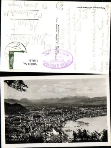 150454,Bregenz a. Bodensee Ansicht pub Risch Lau 5239