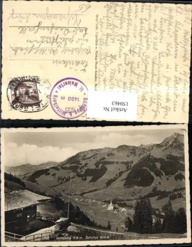 150463,Mittelberg Bühlalpe Ansicht m. Hütte