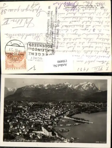 150490,Bregenz Bodensee Ansicht 1930