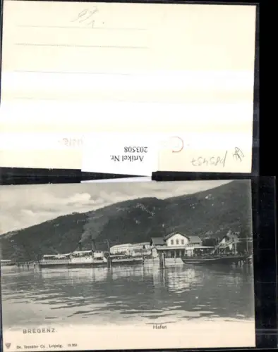 Bregenz Hafen Dampfer pub Trenkler Co 19260