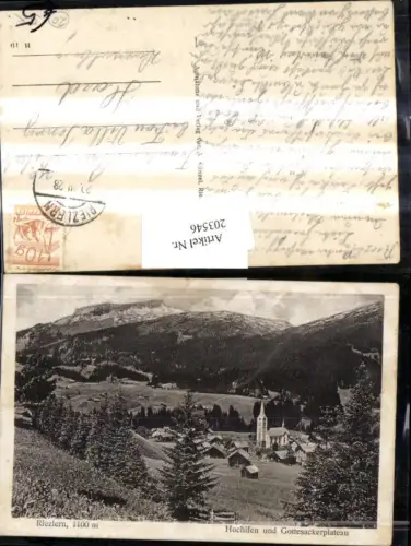 Hochifen u. Gottesackerplateau m. Riezlern Totale