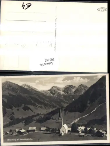 Mittelberg Totale m. Schafalpköpfen