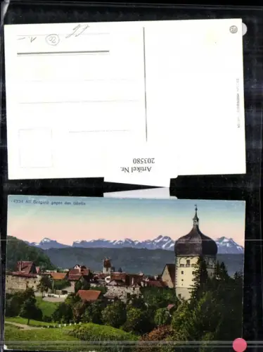 Alt Bregenz geg. d. Säntis Martinsturm Turm