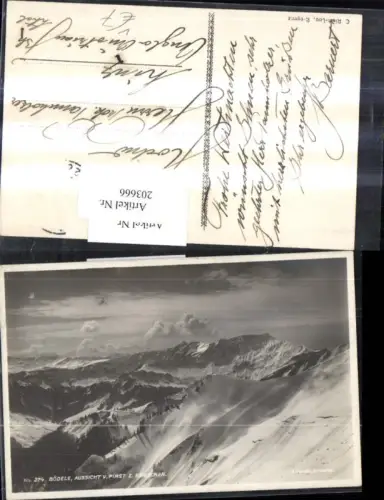 Bödele Dornbirn Aussicht v. First zum Freschen pub Risch Lau 274