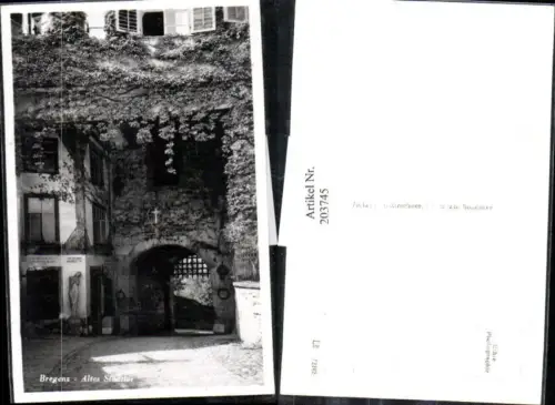 Bregenz Altes Stadttor Tor Straßenansicht
