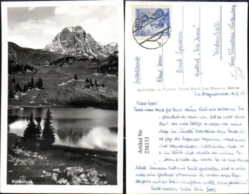 236153,Körbersee See b. Schröcken Partie pub Risch-Lau 1731