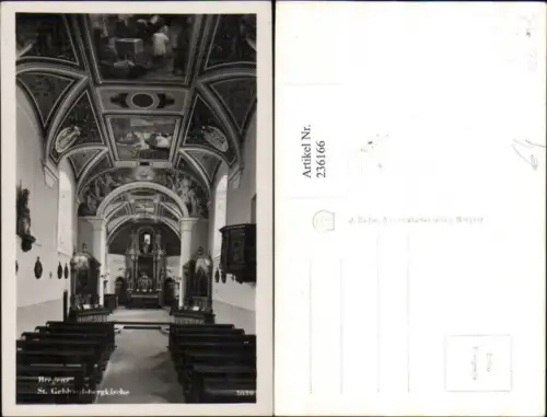 236166,Bregenz St. Gebhardsbergkirche Kirche Innenansicht