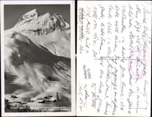 236173,Warth Totale Winterbild pub Risch-Lau 3447