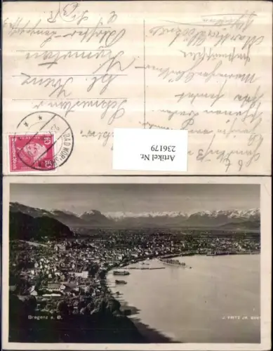 236179,Bregenz am Bodensee Totale pub J. Fritz jr.
