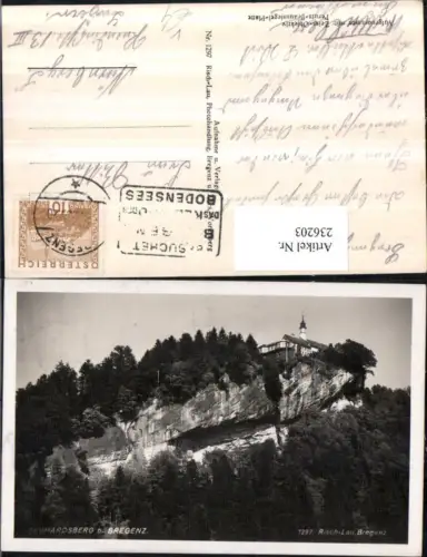 236203,Gebhardsberg b. Bregenz Kirche pub Risch-Lau 1297