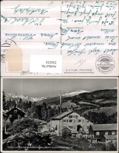 236235,Österreichisches Grenzwirtshaus Walserschanz b. Mittelberg Grenze