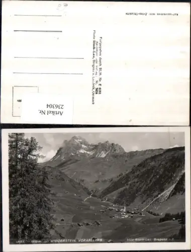 236304,Warth Totale m. Widderstein pub Risch-Lau 3024