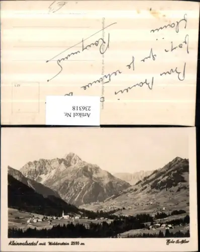 236318,Kleinwalsertal Totale m. Widderstein