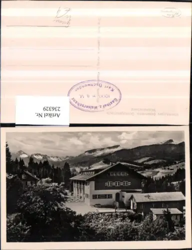236329,Ehemaliges österreichisches Grenzgasthaus Walserschanz Grenze b. Mittelberg