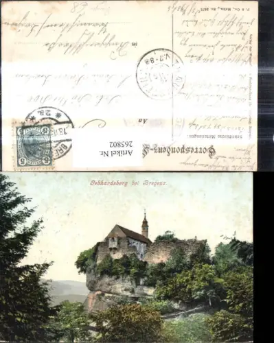 265802,Gebhardsberg b. Bregenz Kirche Kapelle pub Purger Co 2471